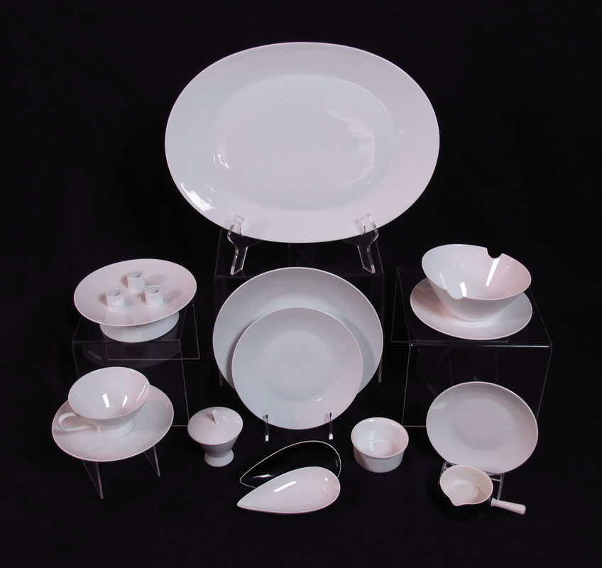 ROSENTHAL PURE WHITE CHINA SERVICE: