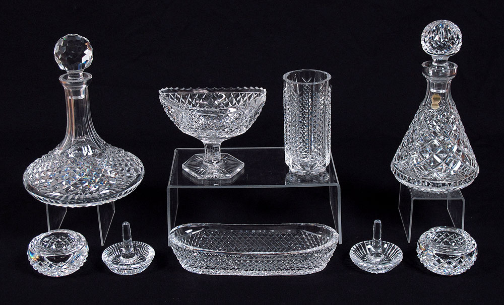 WATERFORD CRYSTAL: 8 pieces of