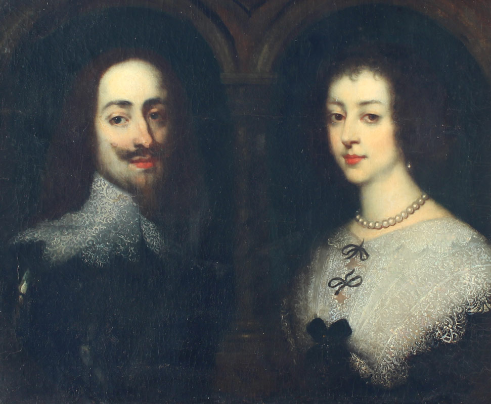 EARLY KING CHARLES I AND HENRIETTA 148e6b