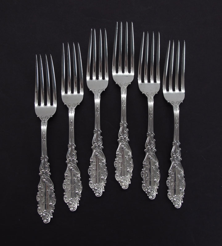 6 GORHAM STERLING LUXEMBOURG FORKS  148f8b