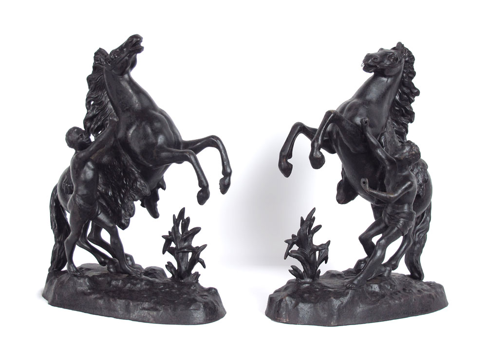PAIR OF PATINATED SCULPTURES AFTER 148faa