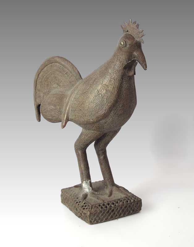 BENIN AFRICAN MODEL OF A CHICKEN 148fe1