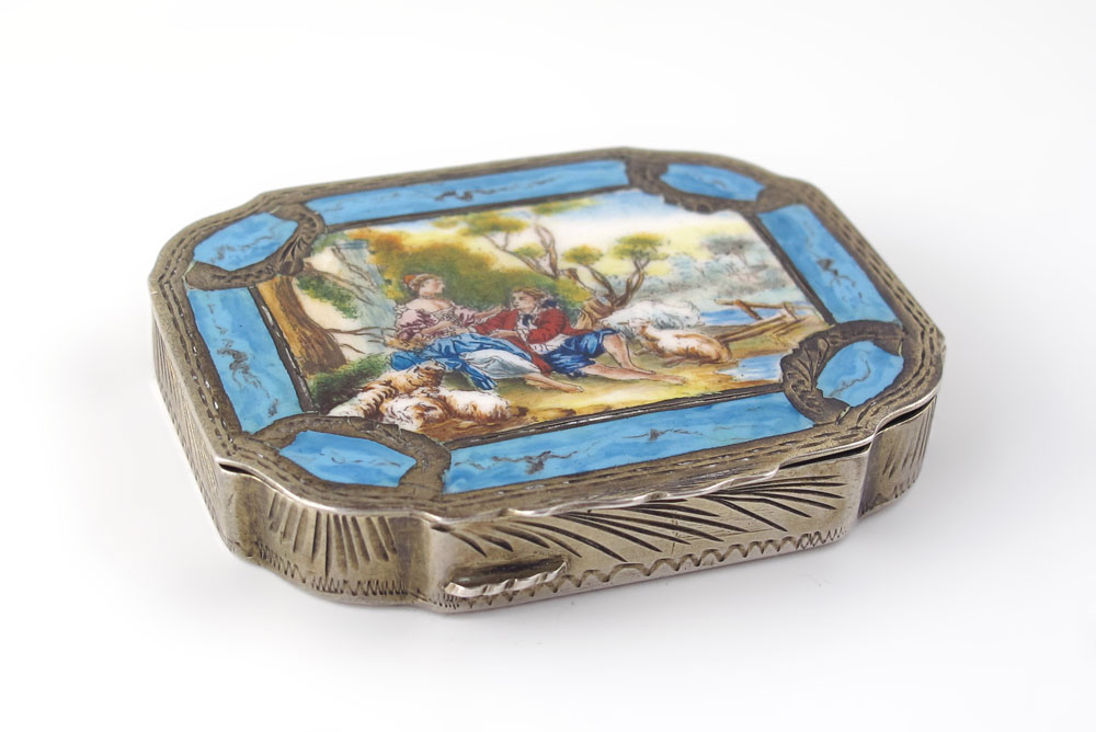 COPPINI & CO. ITALIAN SILVER ENAMEL