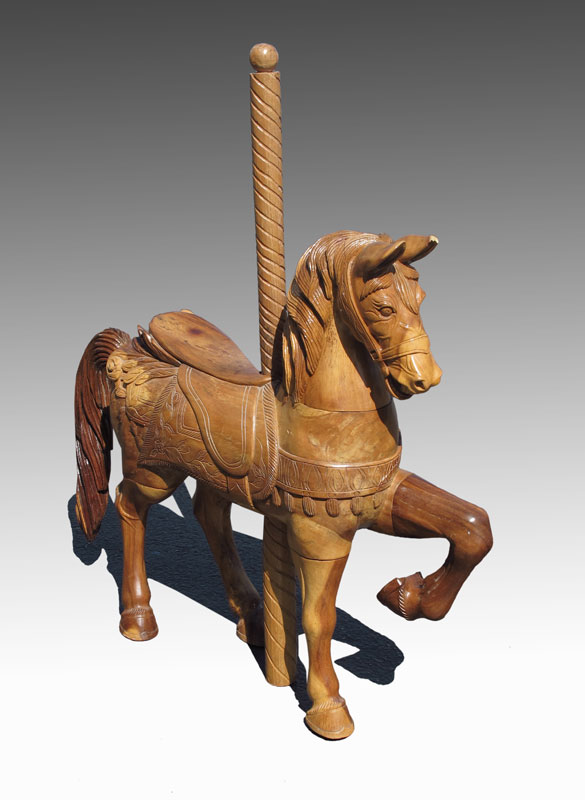 CARVED NARRA WOOD CAROUSEL TYPE 14912f