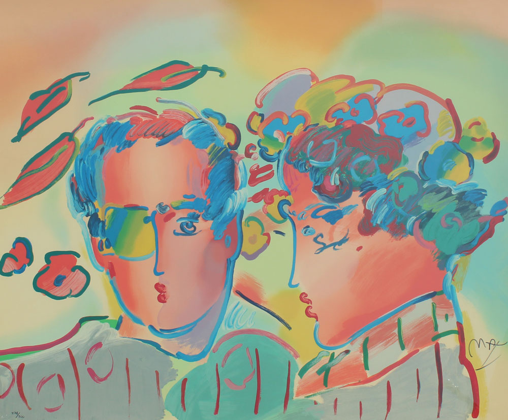 PETER MAX SERIGRAPH ZERO IN LOVE: