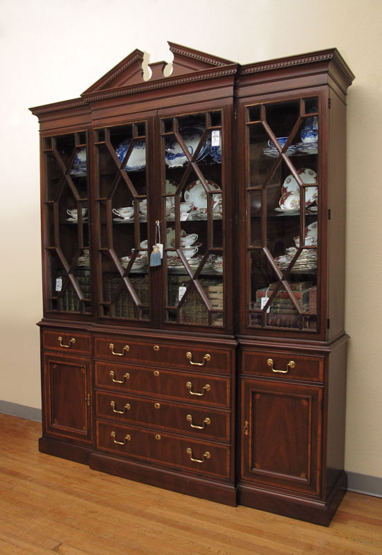 MAHOGANY CHINA CABINET BY WHITE FURNITURE