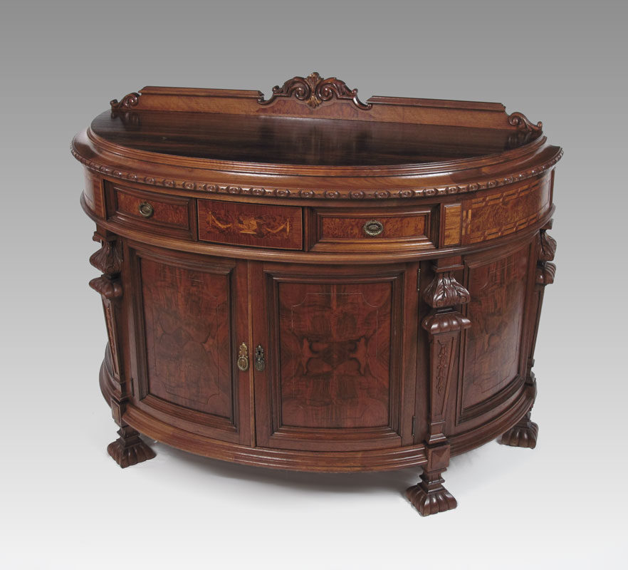 CARVED AND INLAID FRENCH COMMODE  149280