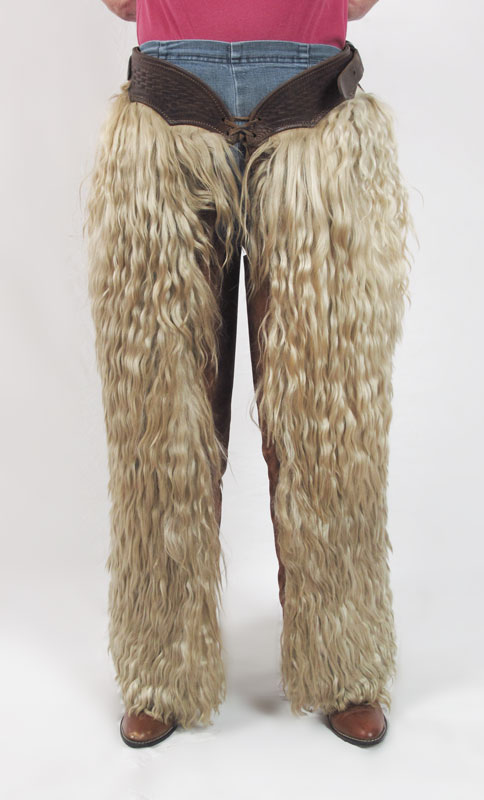 Ca 1940S ANGORA CHAPS 38l.