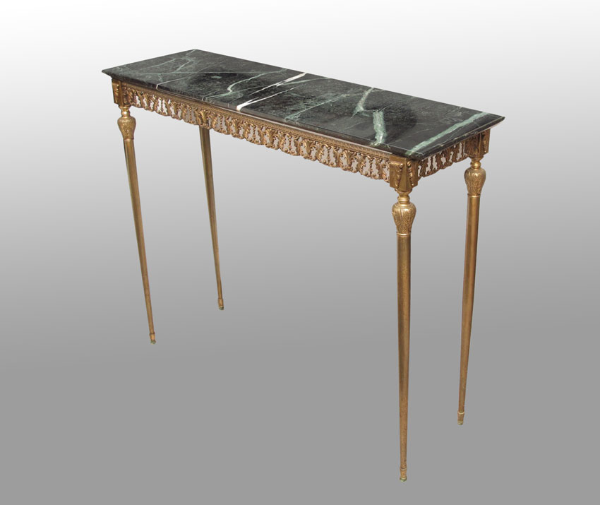 MARBLE TOP HALL TABLE Darkest 149338