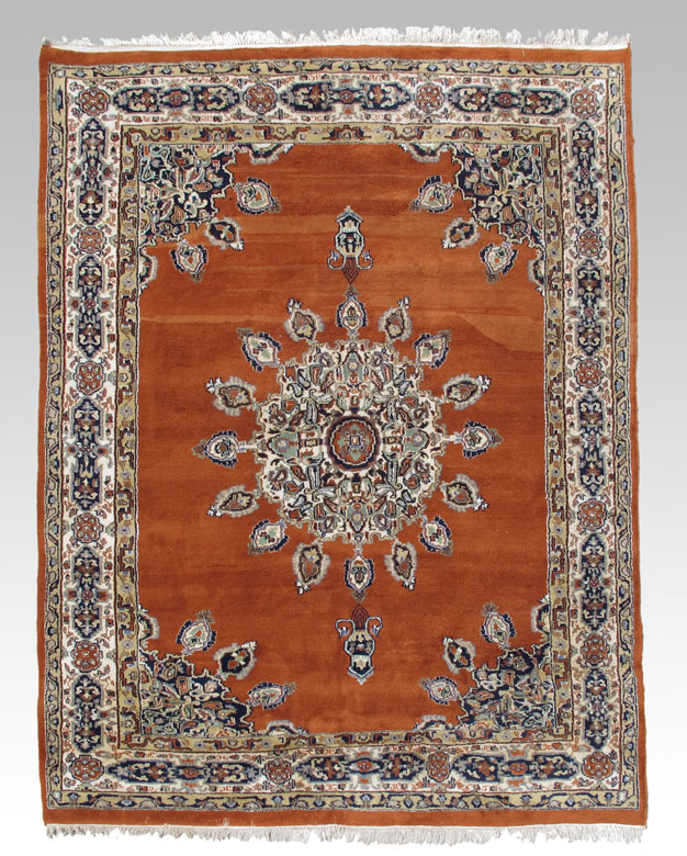 INDO PERSIAN HAND KNOTTED WOOL 14935d