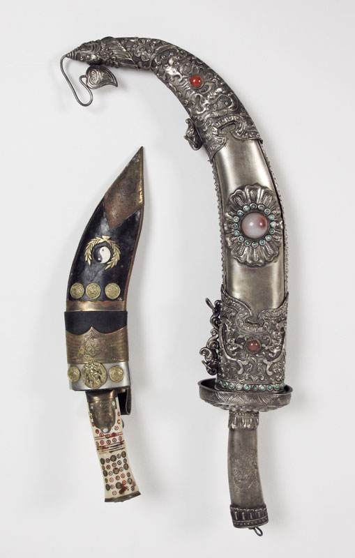 2 PIECE DECORATIVE TIBETAN DAGGERS  149383