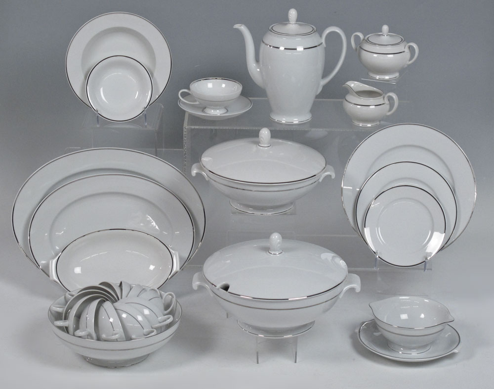 ROSENTHAL PLATINUM RIM FINE CHINA SERVICE