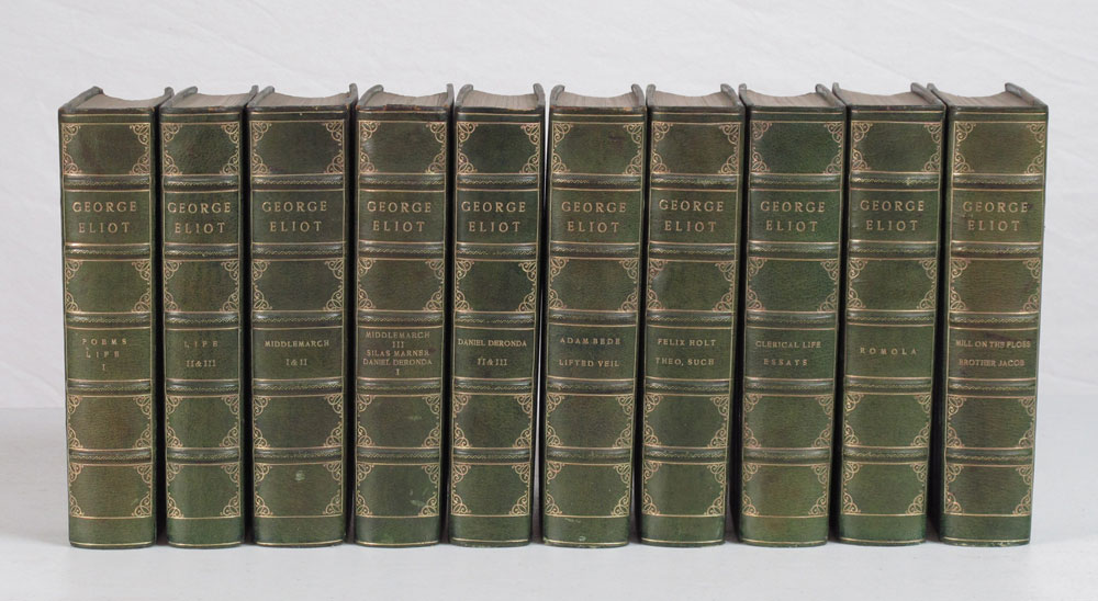 10 VOLUME THE WORKS OF GEORGE ELIOT 1493c4
