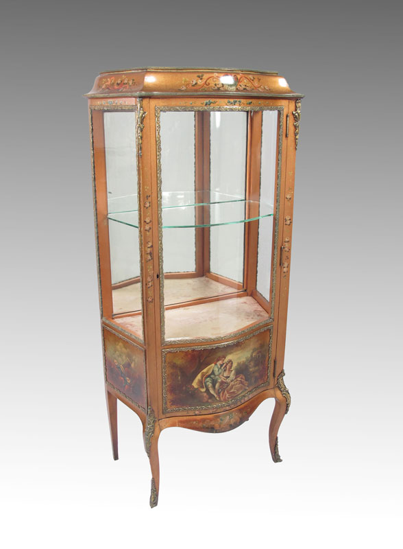FRENCH PAINTED AND ORMOLU DECORATED 149418