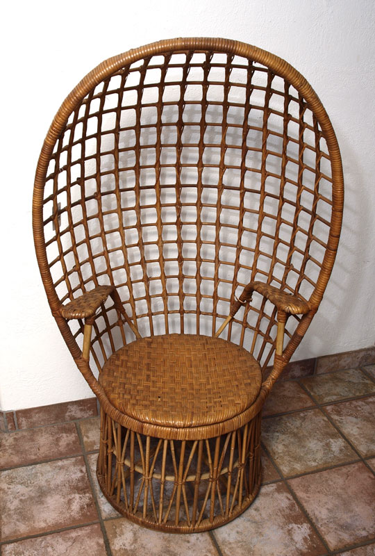 FRANCO ALBINI STYLE RATTAN HIGH 1494ca