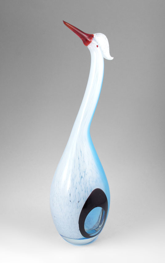 LARGE MURANO ART GLASS GOOSE: Standing