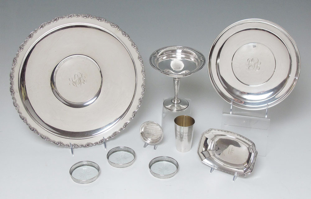 ESTATE COLLECTION OF STERLING ITEMS  1494fe