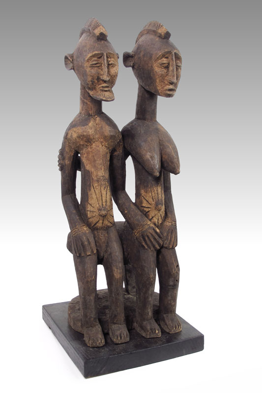 CARVED AFRICAN DOGON ROYAL COUPLE  149528