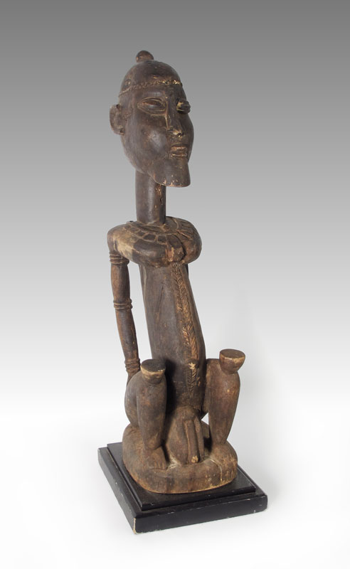 CARVED AFRICAN DOGON FIGURE MALI  14953c