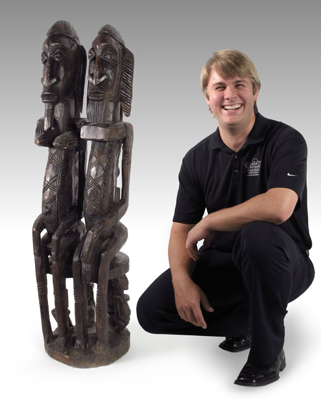CARVED AFRICAN DOGON PRIMORDIAL 14953e