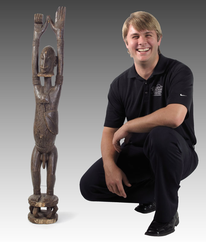 CARVED AFRICAN DOGON FIGURE 15 149541