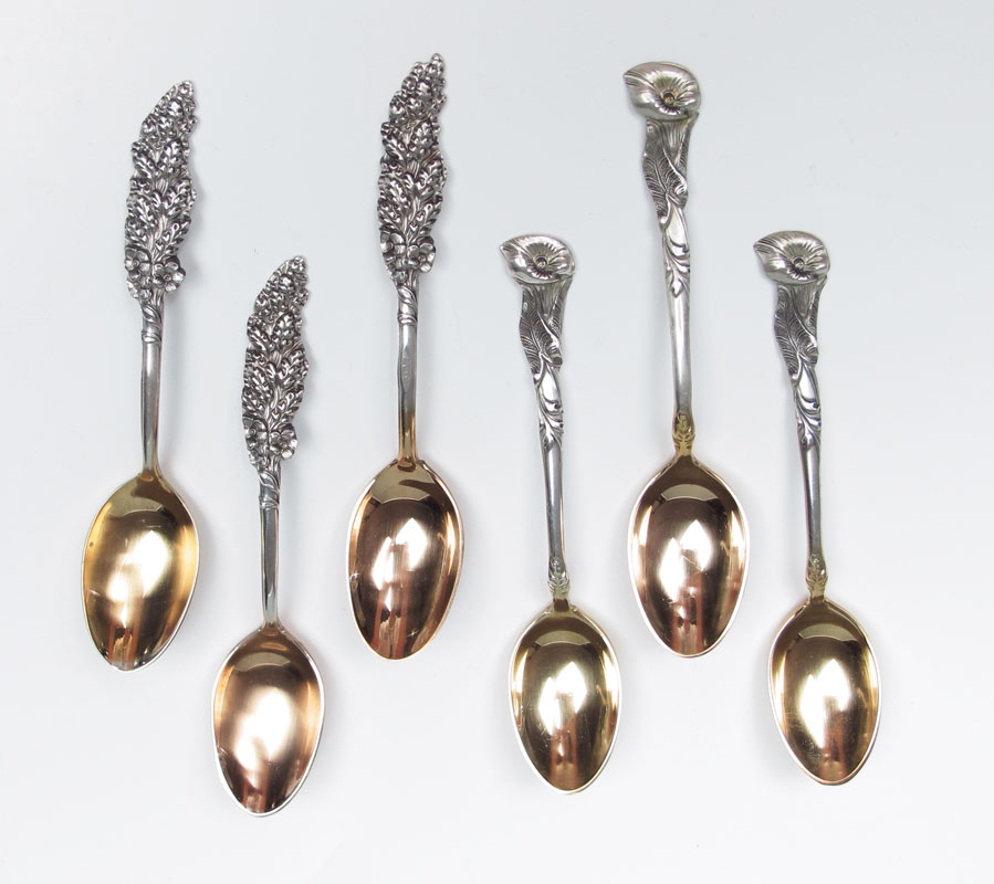 COLLECTION OF 6 REED BARTON STERLING 149544