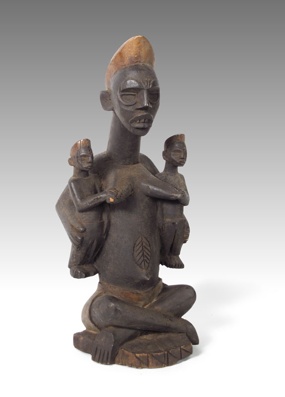 CARVED AFRICAN YOMBE MATERNITY 14956a