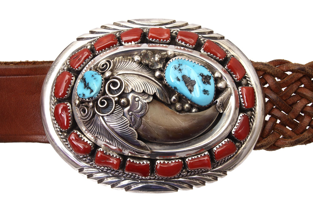 NATIVE AMERICAN STERLING CORAL 1495b0