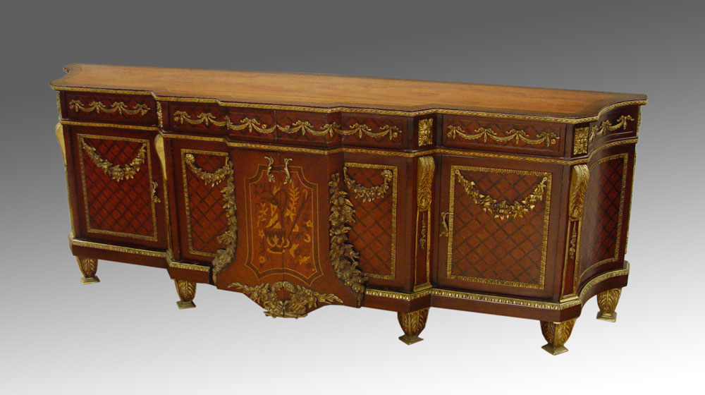 HEAVY ORMOLU FRENCH STYLE SIDEBOARD  1495fa