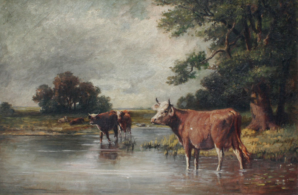 LATE 19TH CENTURY OIL ON CANVAS