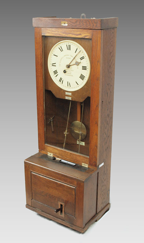 ENGLISH TIME RECORDER CLOCK: Glendhill-Brook