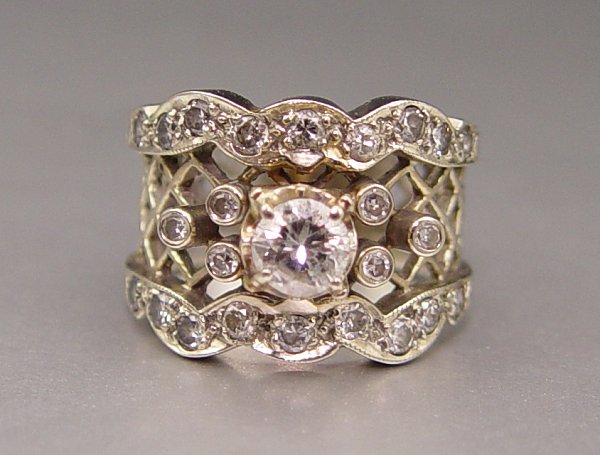 1 CTW DIAMOND LATTICE RING 14K 149719