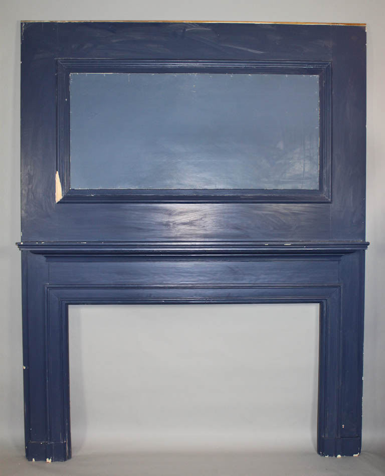 LARGE FEDERAL STYLE BLUE PAINTED 147276