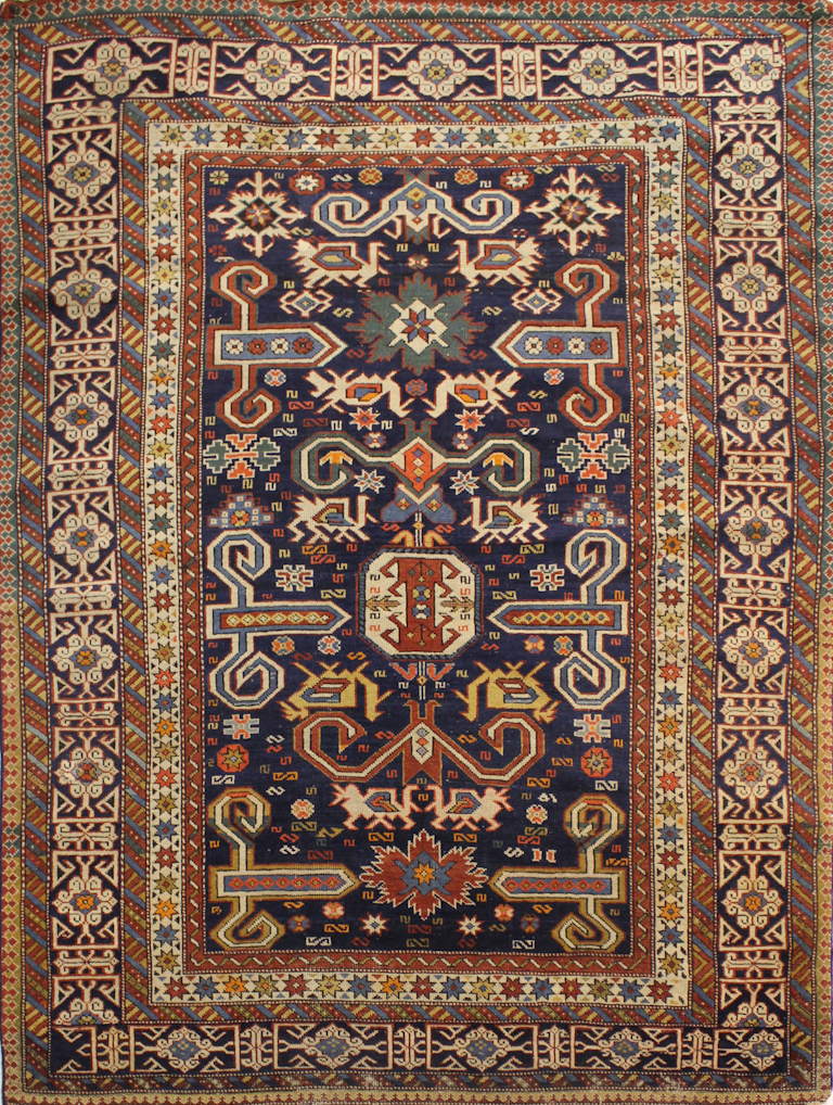 ANTIQUE PERPEDIL CARPET CAUCASUS 147294