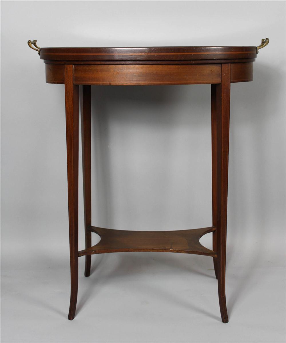 GEORGE III STYLE INLAID MAHOGANY 147305