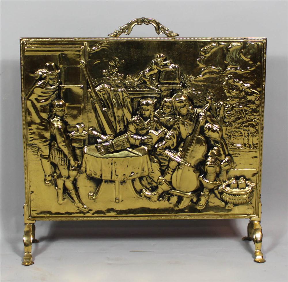 BRASS FIRESCREEN rectangular with 147313