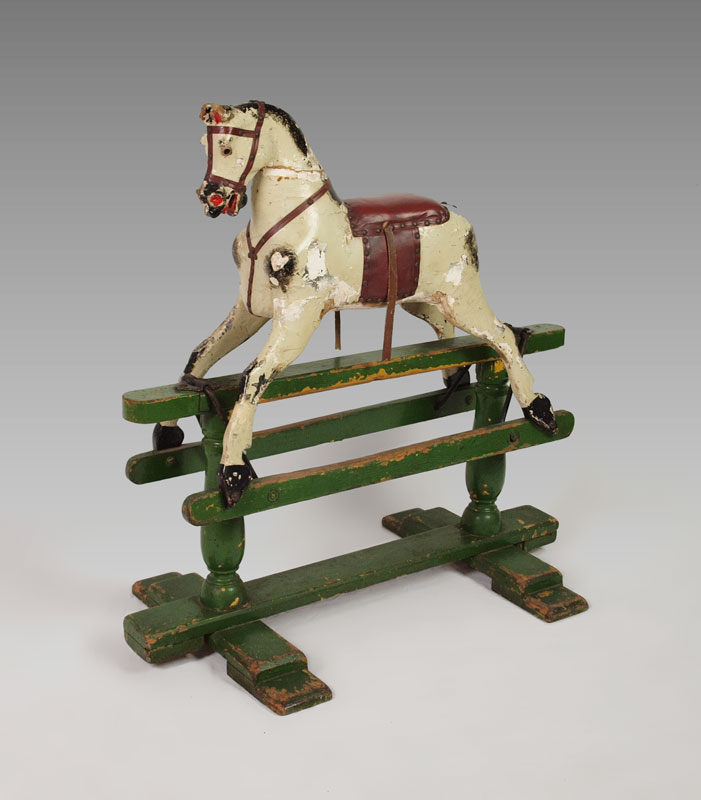 VINTAGE ENGLISH CHILDS RIDING HORSE  14737c