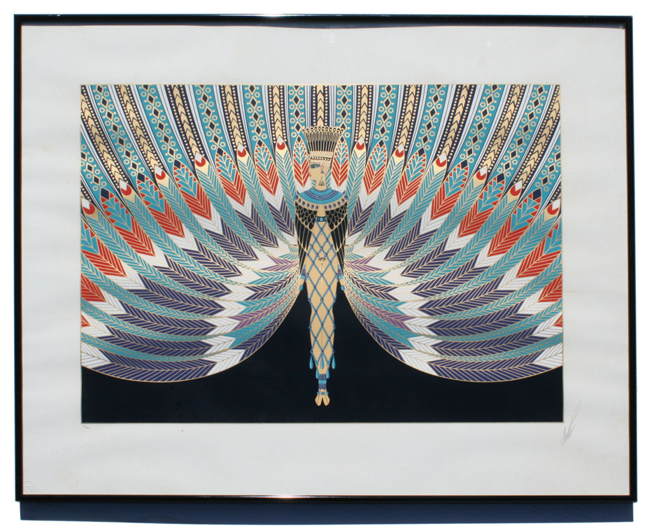 ERTE ''THE NILE'' SERIGRAPH: Sight