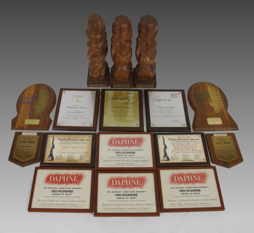 COLLECTION OF RAY SOBOTA AWARDS 1473ad
