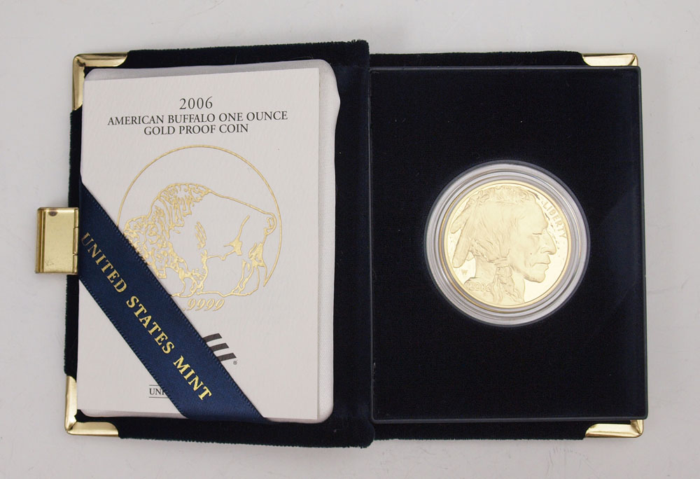 2006 ONE OUNCE GOLD BUFFALO BULLION 14747c