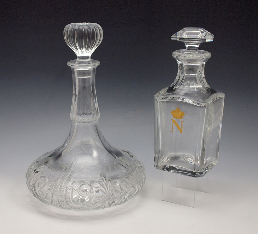 2 BACCARAT CRYSTAL DECANTERS Both 1474b1