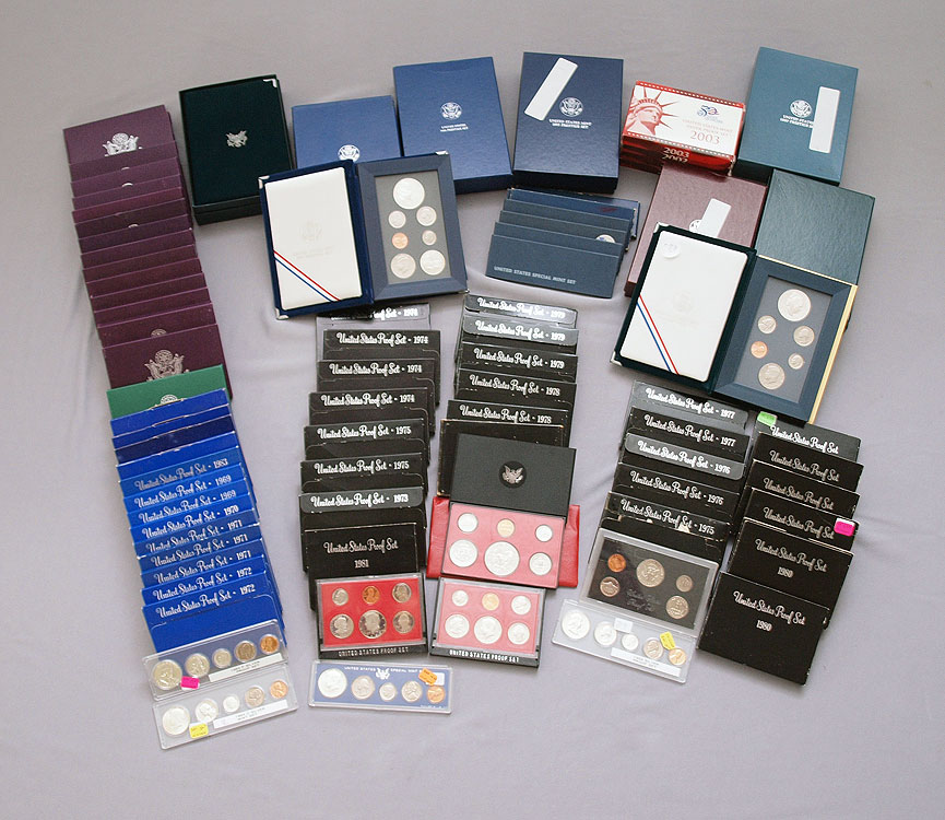 COLLECTION OF BOXED US COIN PROOF