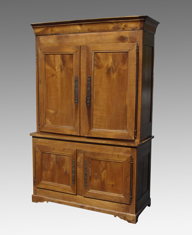 CA 182O FRENCH CABINET: Four door cabinet