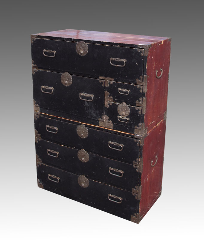 JAPANESE 2 PIECE CAMPAIGN CHEST 14757b