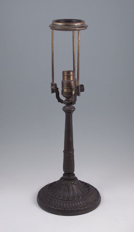 PITTSBURGH 1809 PATINATED METAL LAMP