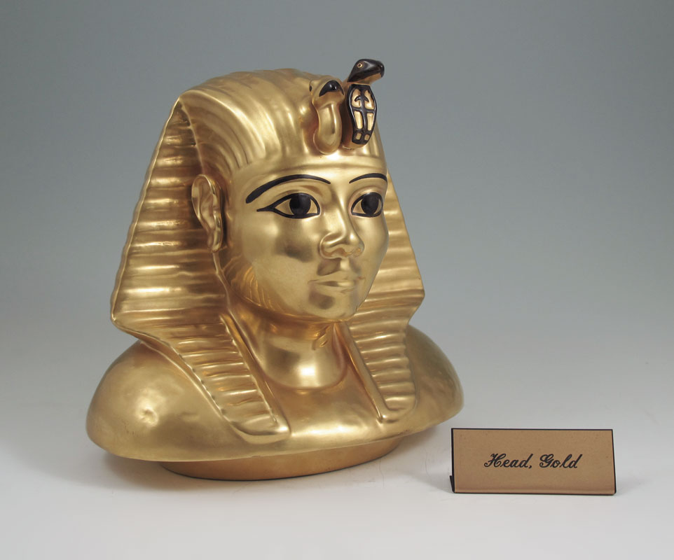 BOEHM PORCELAIN TUT THE GOLD HEAD: