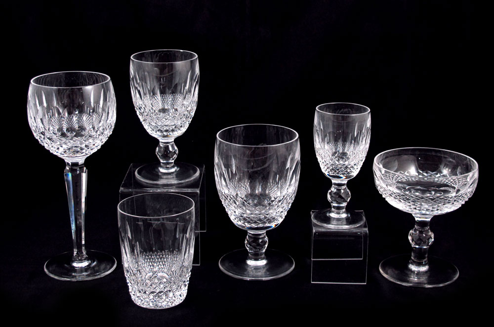 WATERFORD COLLEEN STEMWARE: Approx.