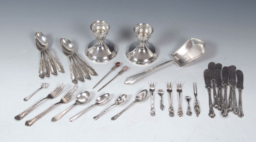 ESTATE COLLECTION OF STERLING SILVER: