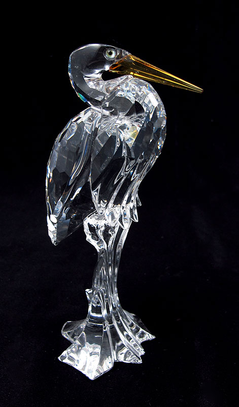 SWAROVSKI CRYSTAL SILVER HERON 14769c