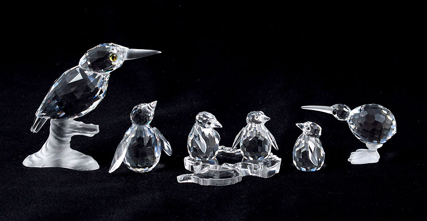 SWAROVSKI CRYSTAL FIGURES: 4 (7)